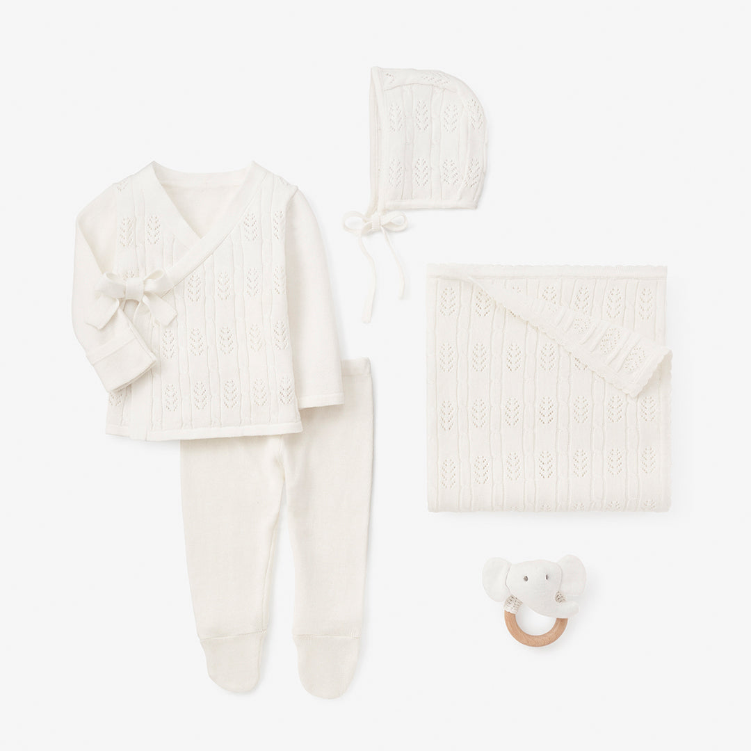White Baby Layette set