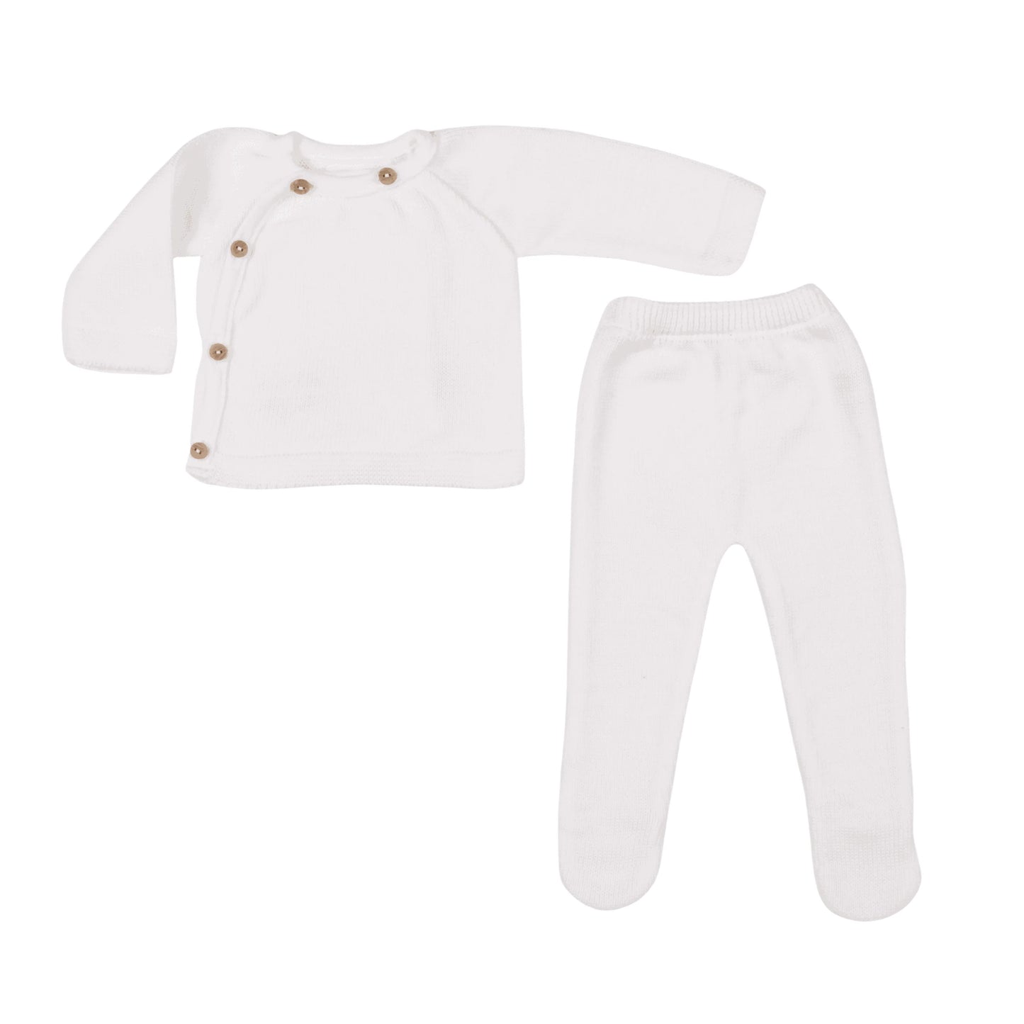 Baby White Organic Cotton Gift Set