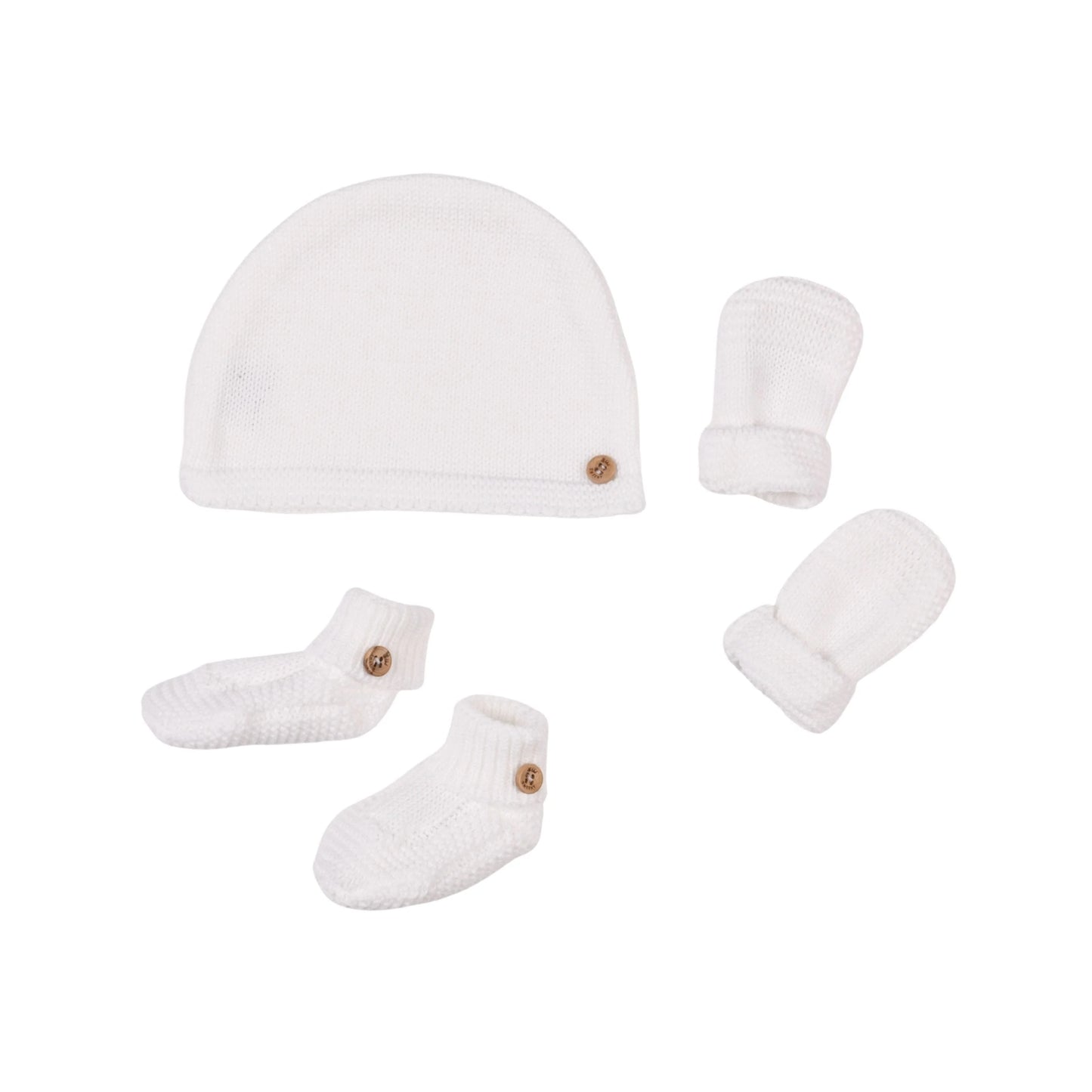Baby White Organic Cotton Gift Set