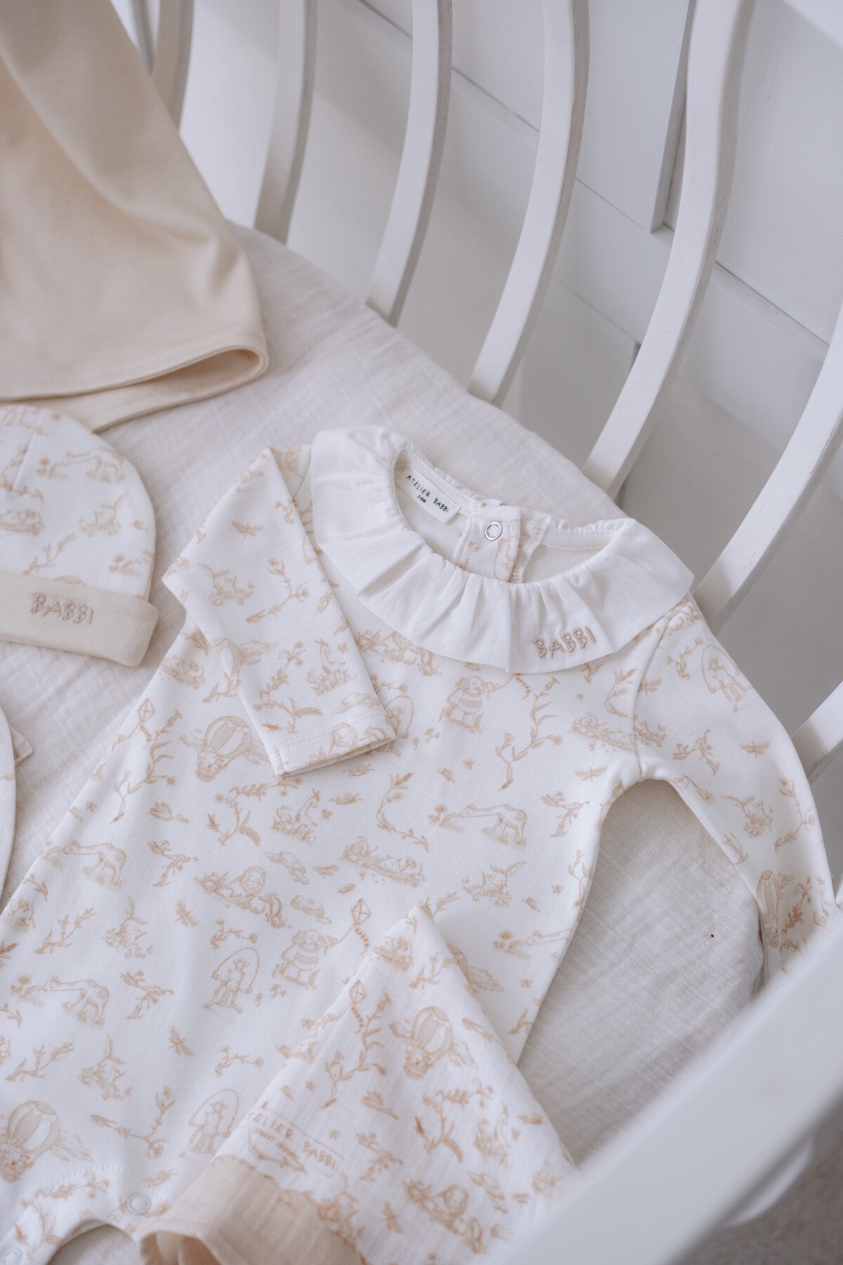 Toile De Jouy Set - Beige