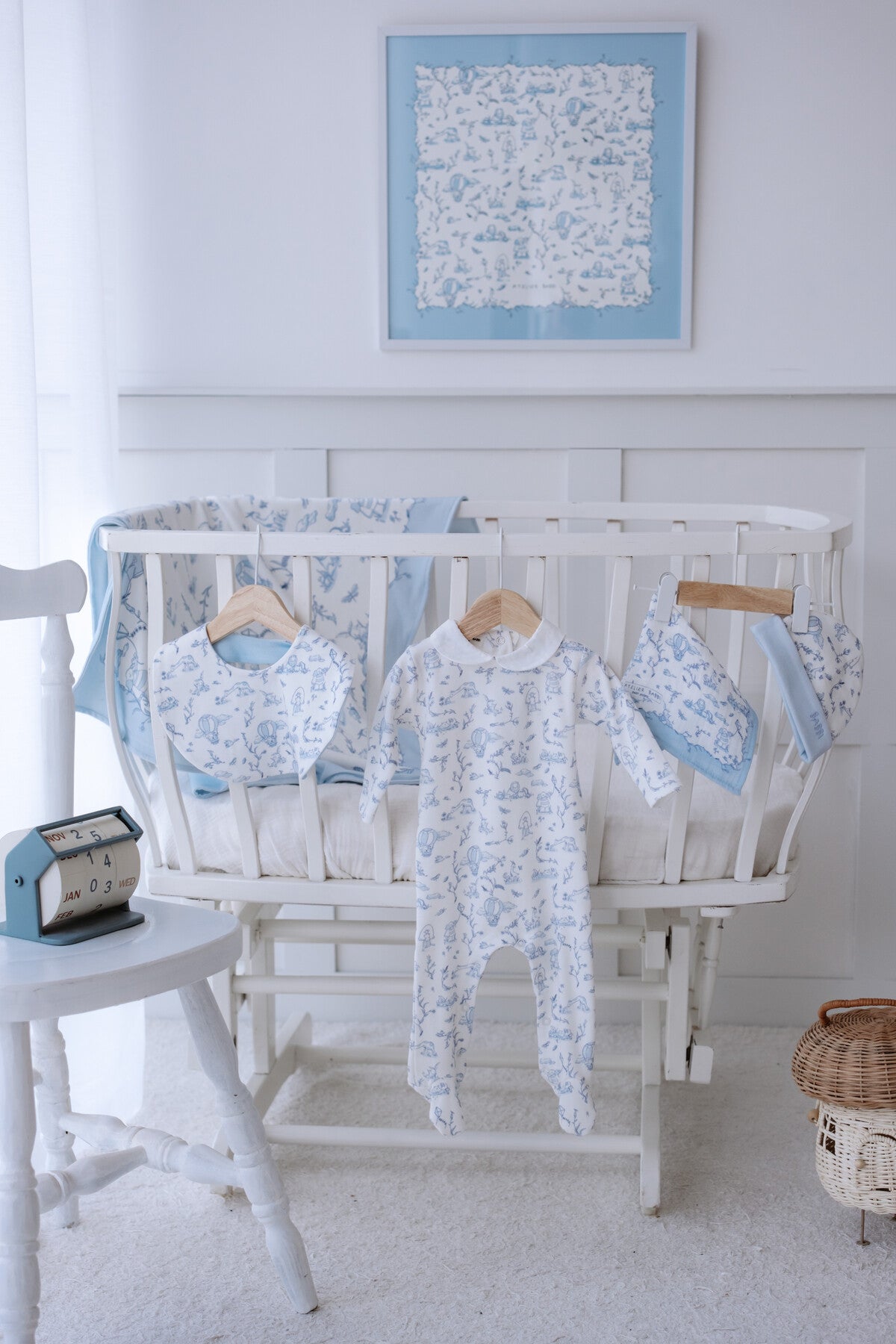 Toile De Jouy Set - Blue