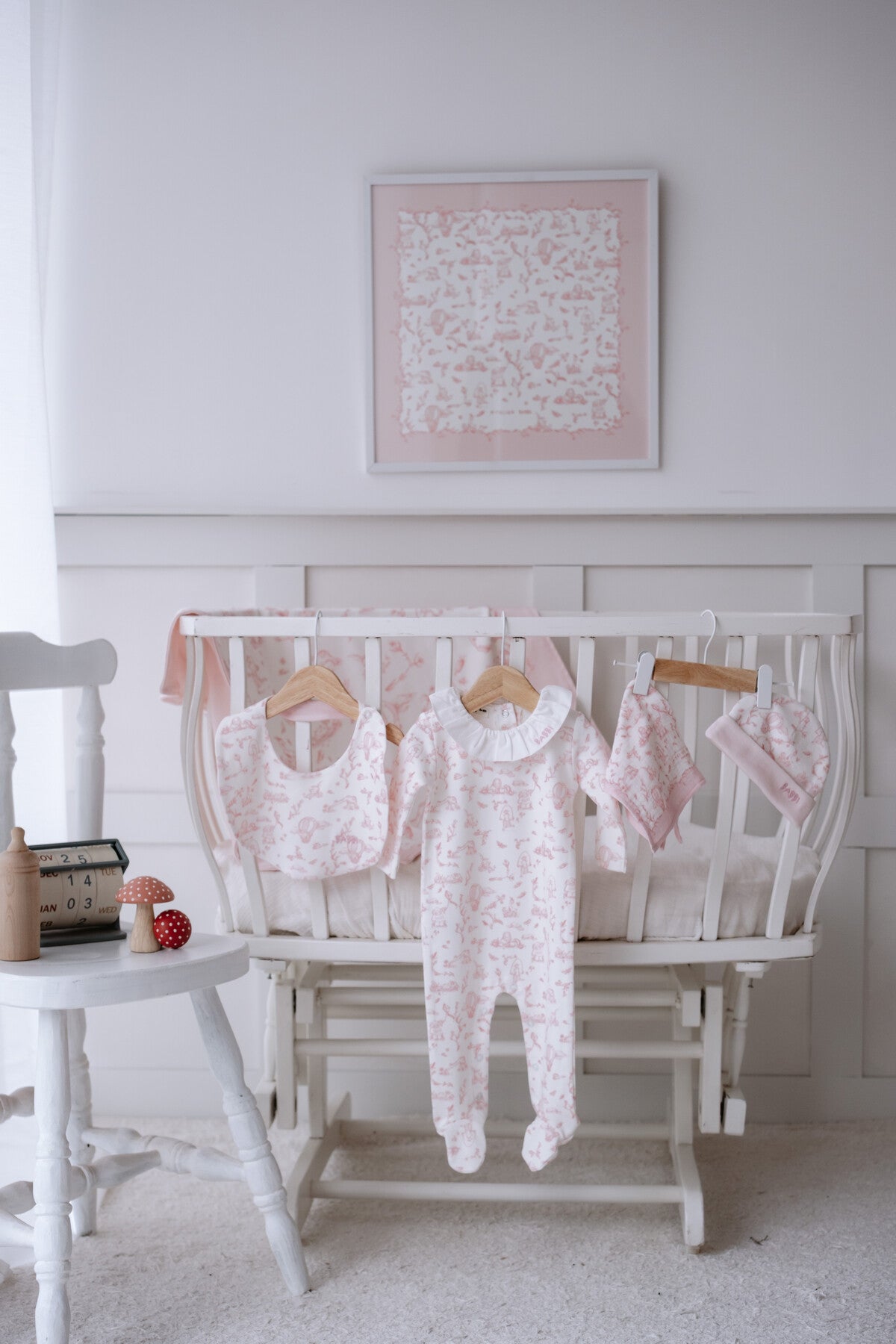 Toile De Jouy Set - Pink