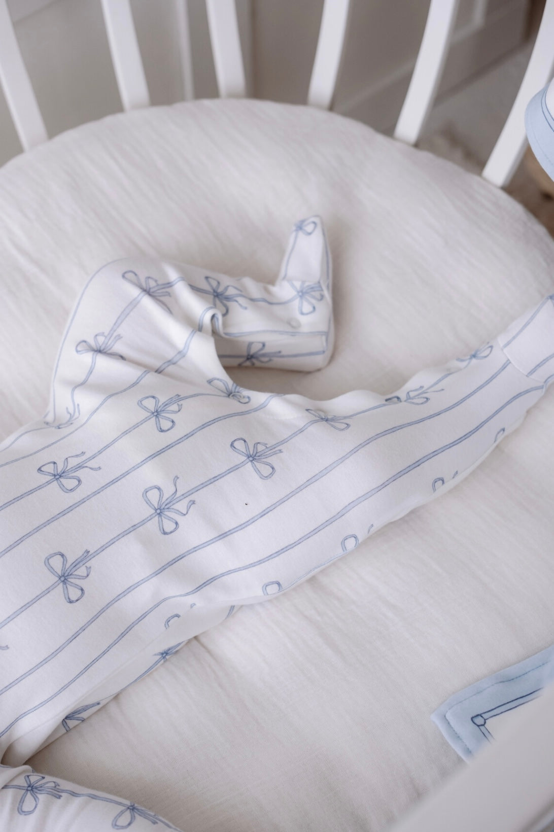 NEWBORN SET (4-PIECE) - RIBBON/BLUE